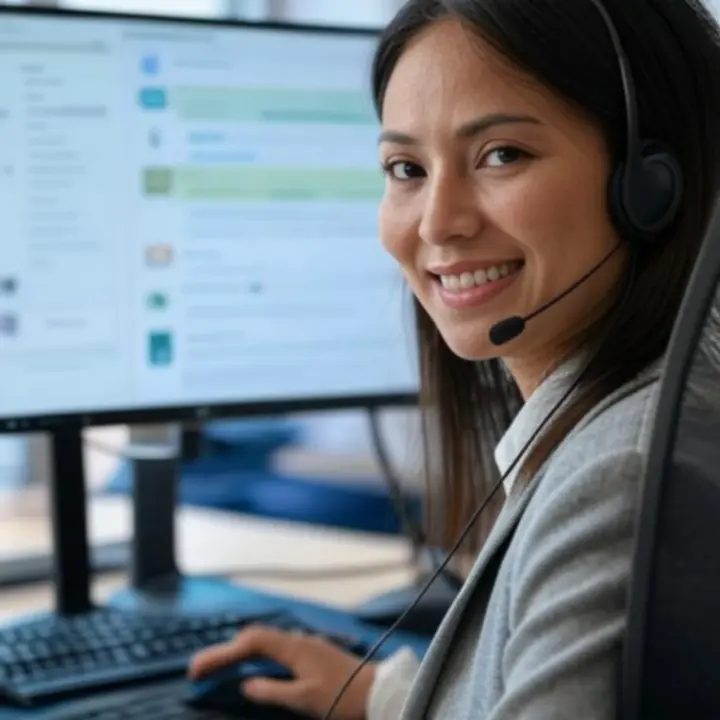 Zespół wsparcia Energonya doradzający klientom