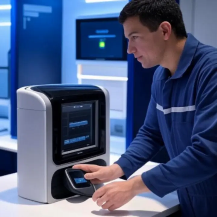 Centrum wsparcia technicznego Energonya z zespołem monitorującym stacje ładowania